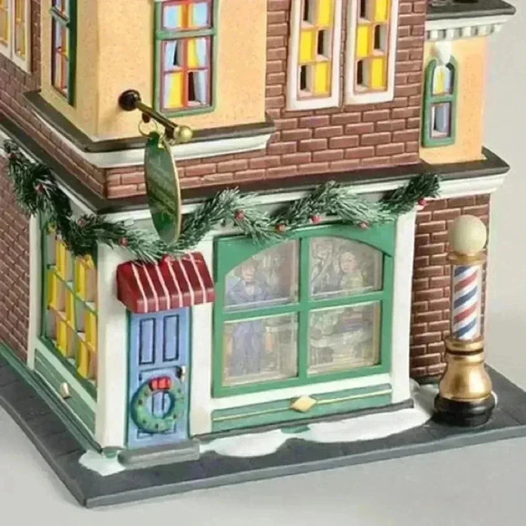 Department 56 Dept 56 Christmas In The City - Midtown Barbershop - Picture 9 of 10